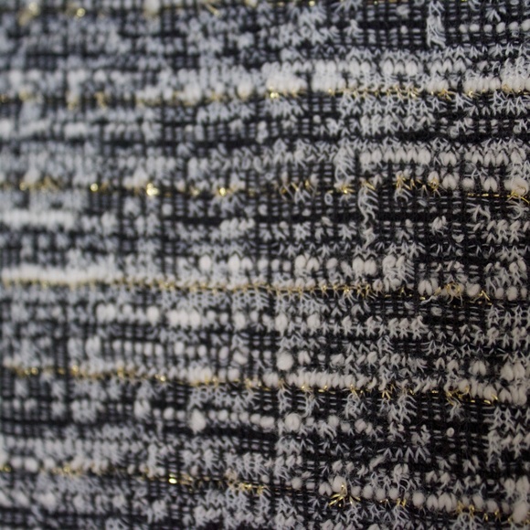 Aqua Tweed Ruffle Hem Dress - Picture 4 of 4